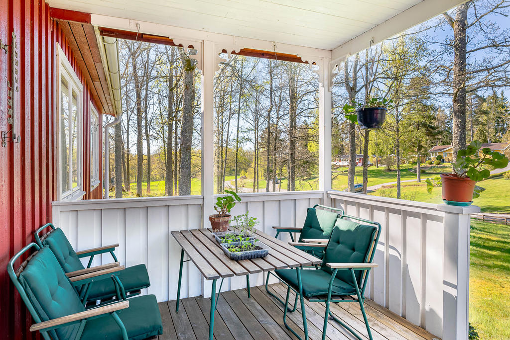 Stor entréveranda
