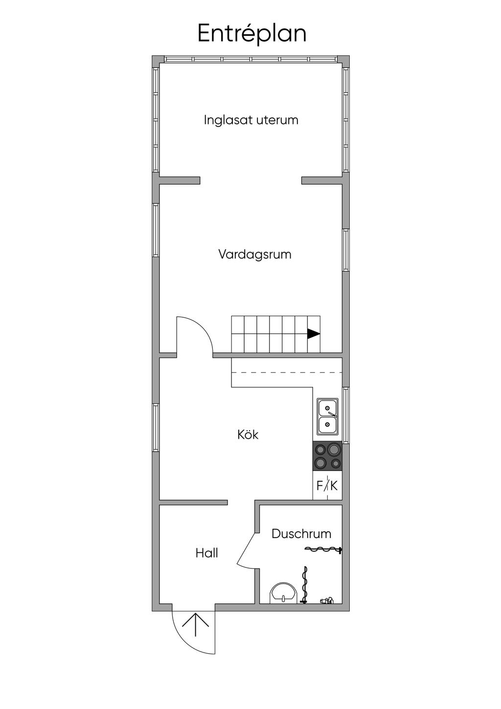 Entréplan "Nya huset"