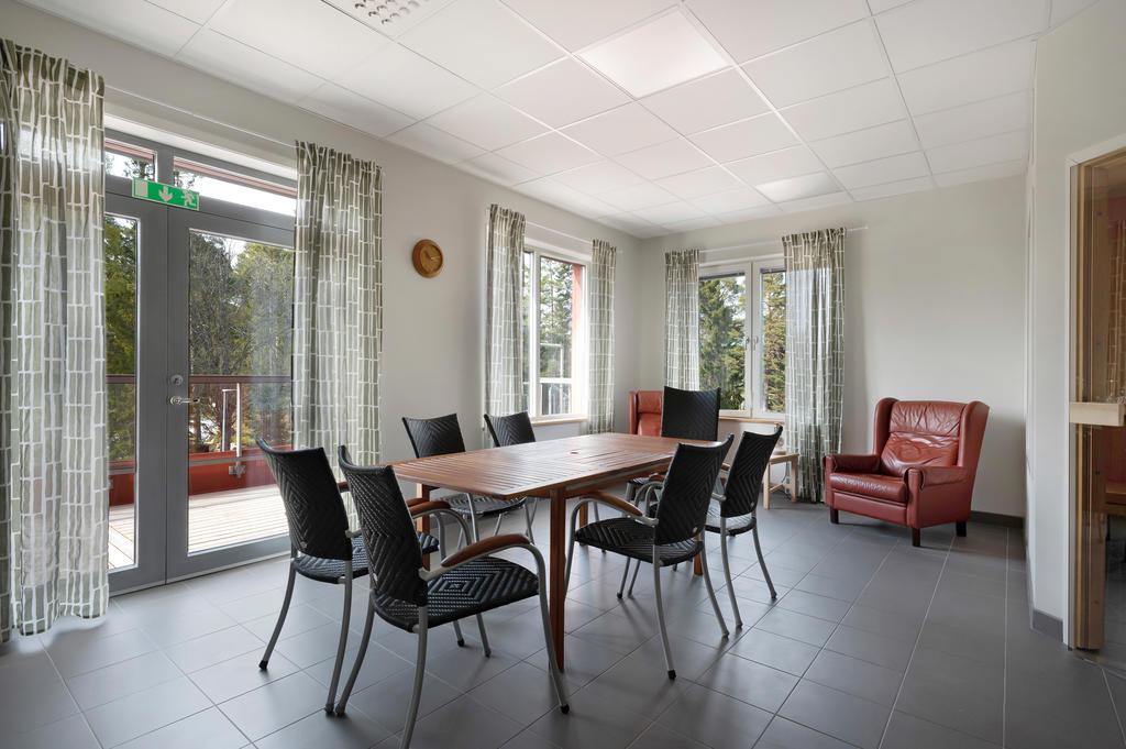 Lounge utanför bastu