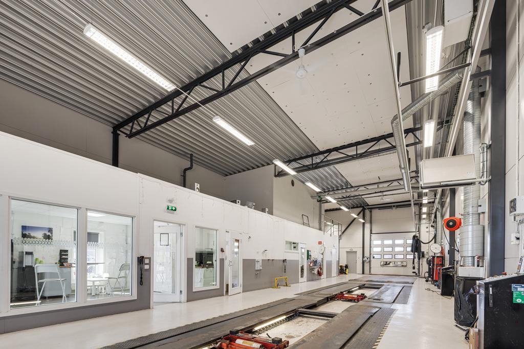 Carspects lokal invändigt