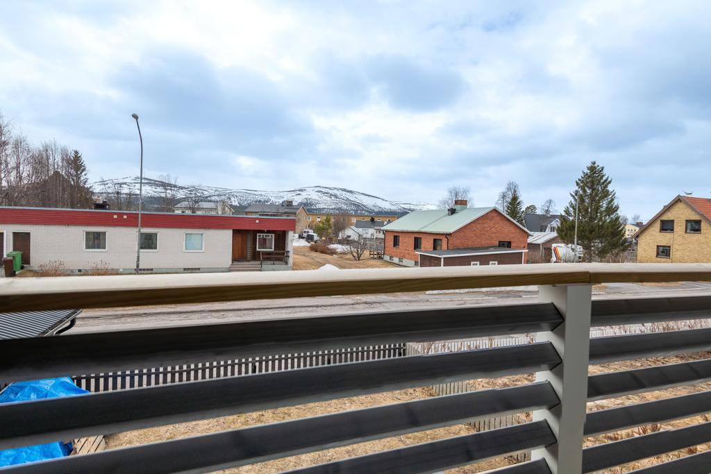 Balkong med utsikt över Dundret