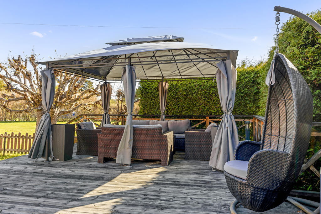 Altan med pergola