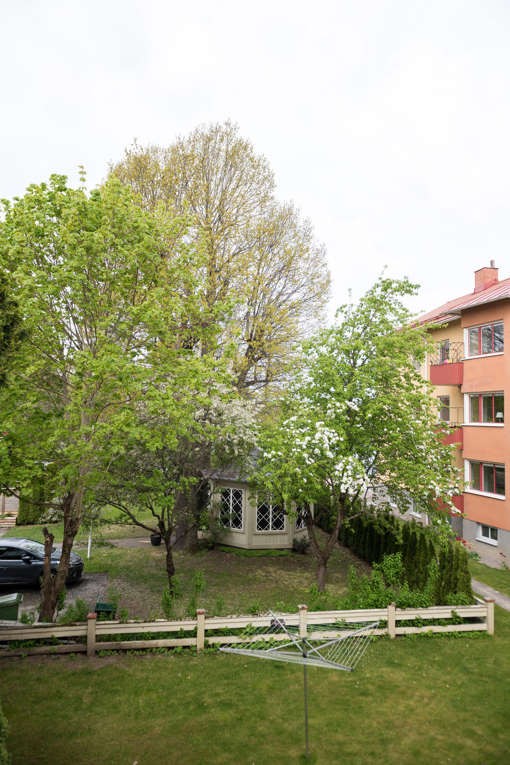 Vy från balkong.