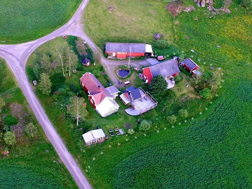 Flygbild över Gunnlered 105.