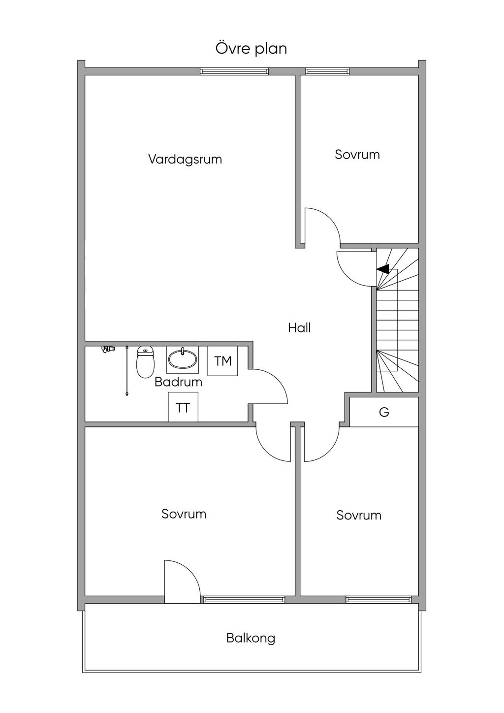 Övre plan