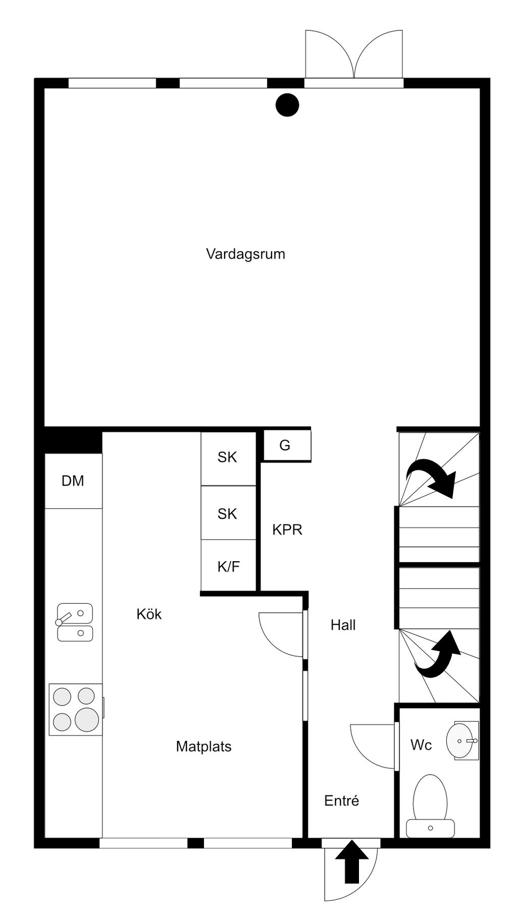 Planlösning entréplan