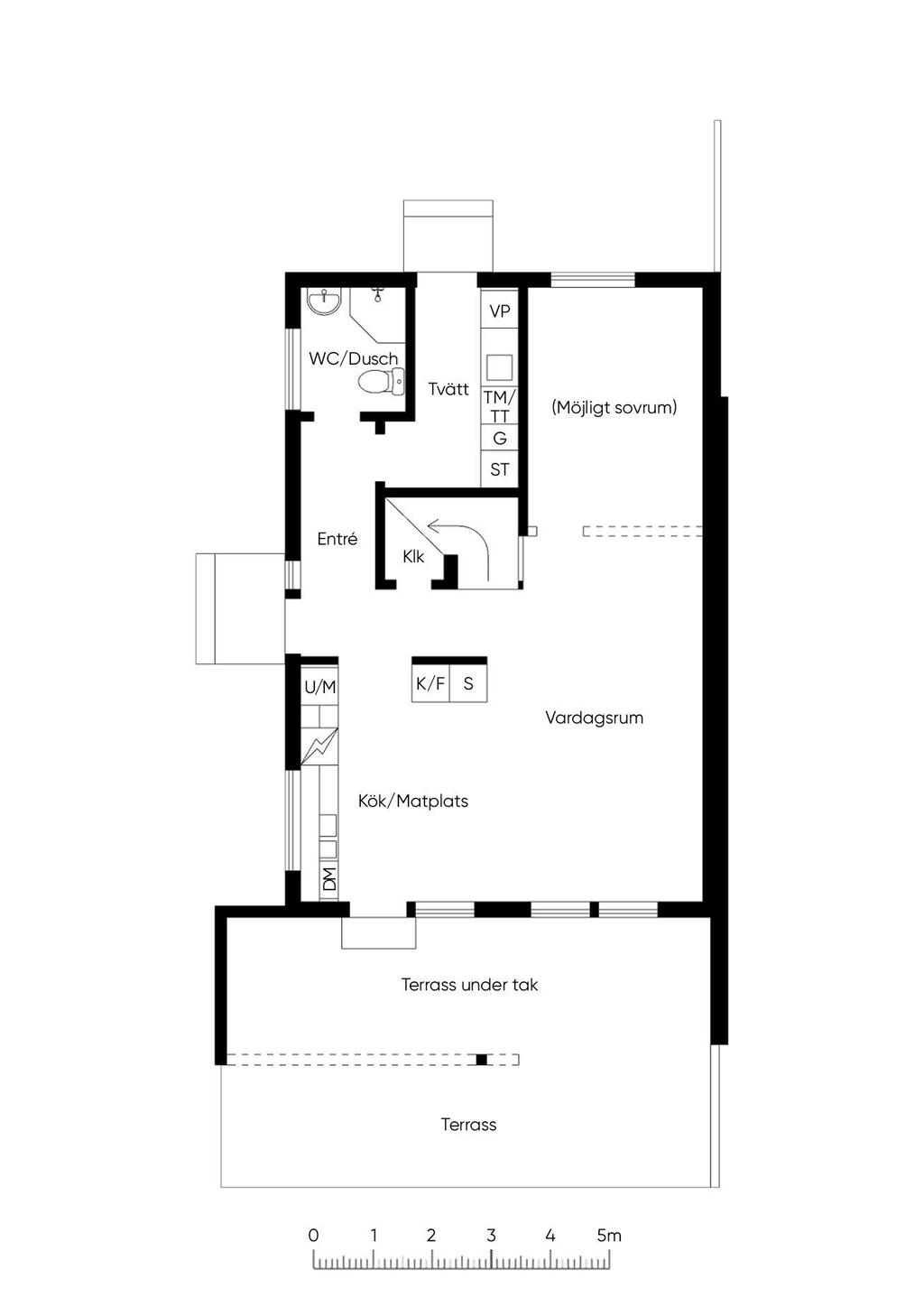 Planritning entréplan