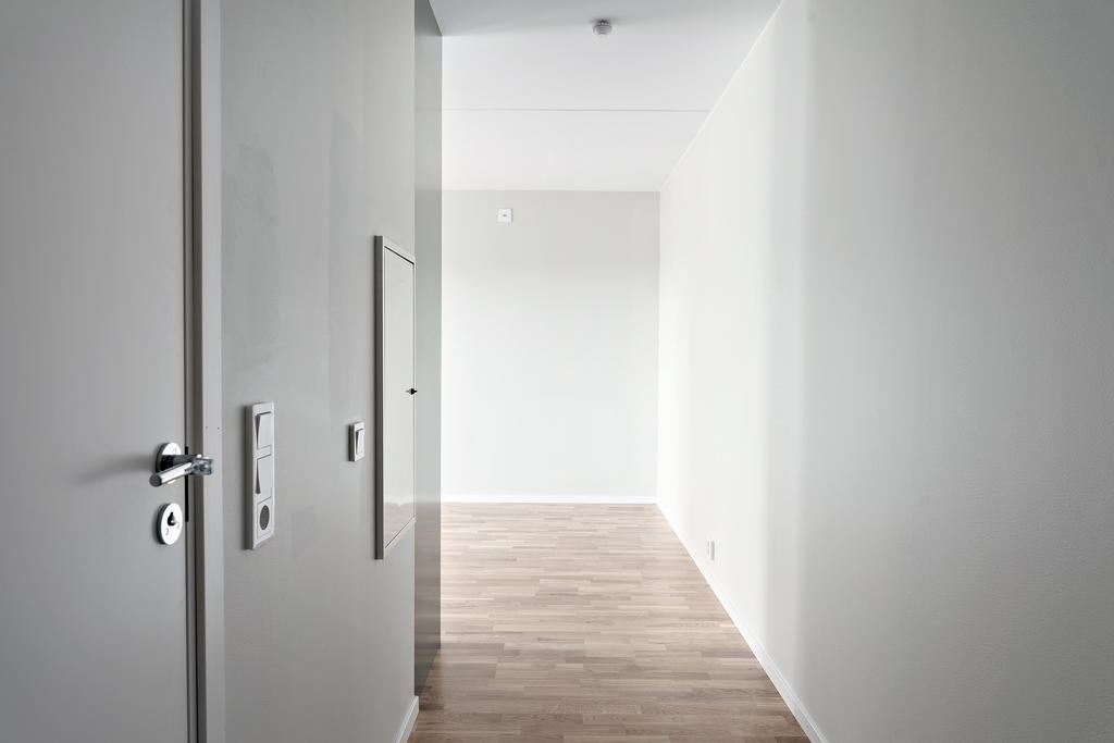 Möblerbar hall.