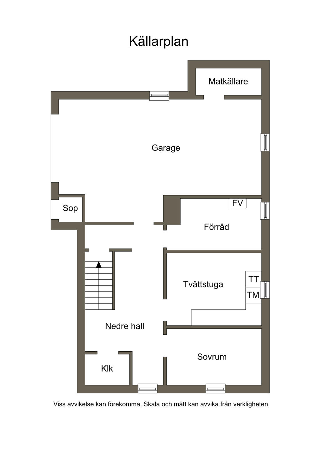 Planlösning källarplan