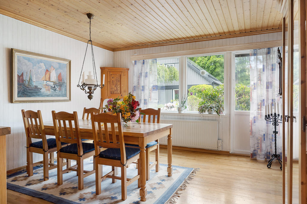 Härlig matplats vid köket