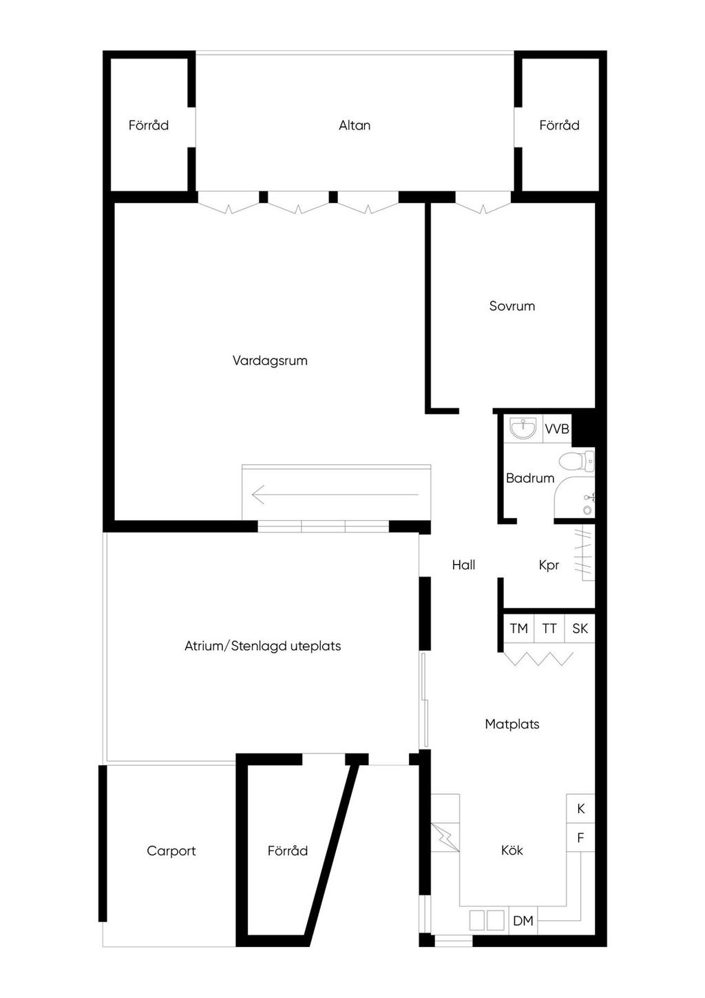 Planlösning entréplan
