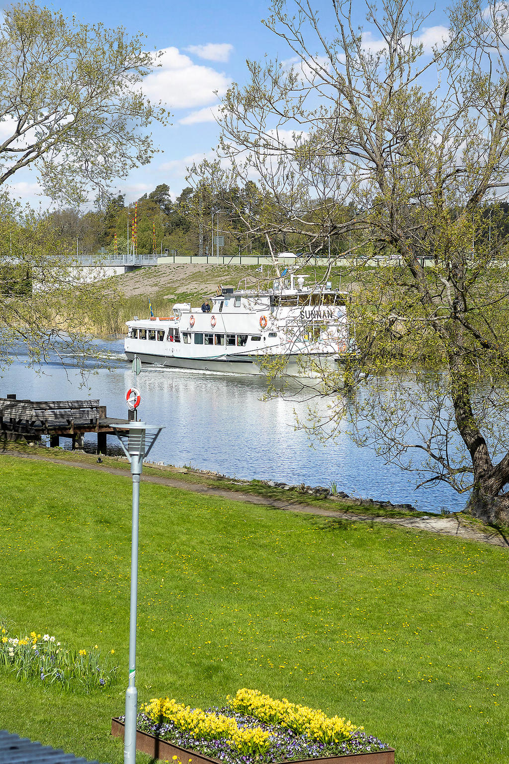 SL´s pendelbåt från Ekerö centrum till Stadshuset (linje 89)