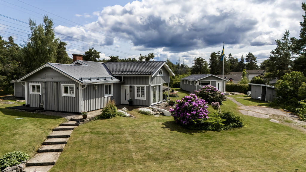 Välskött trädgård
