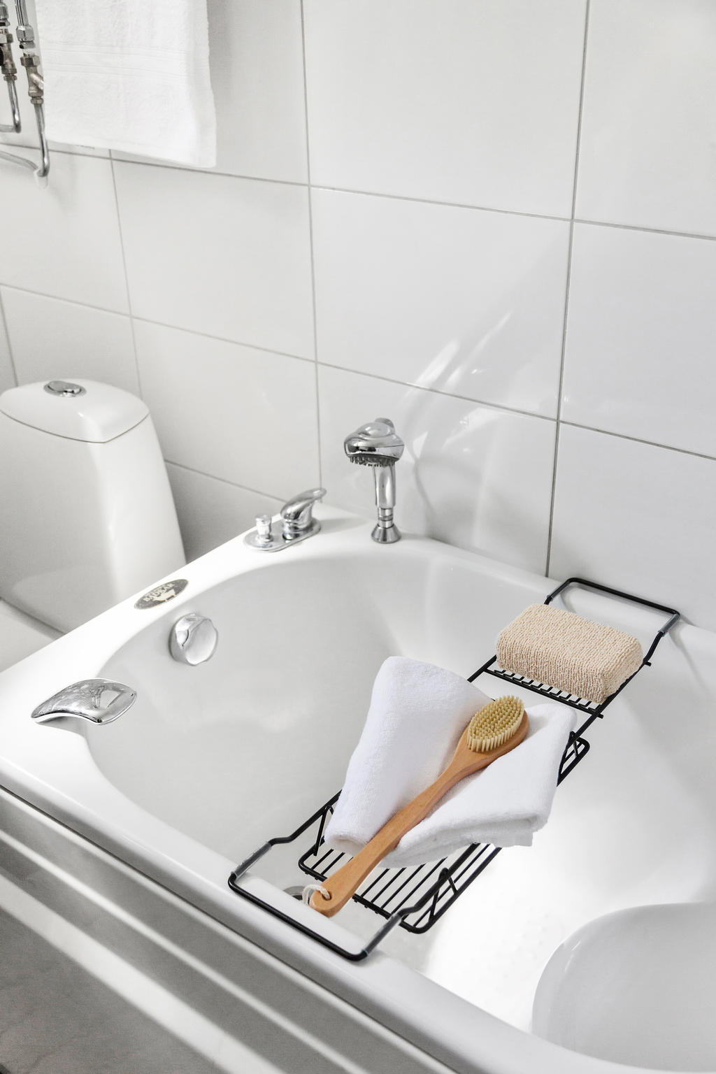 Sittbadkar i bostadens badrum