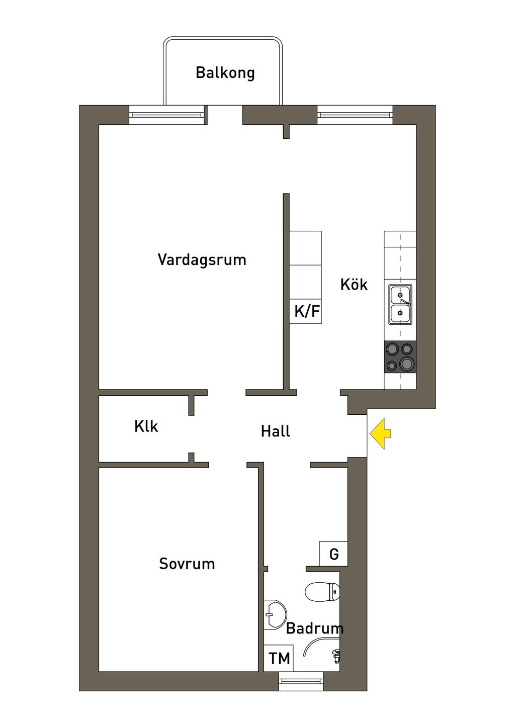 Nuvarande planlösning