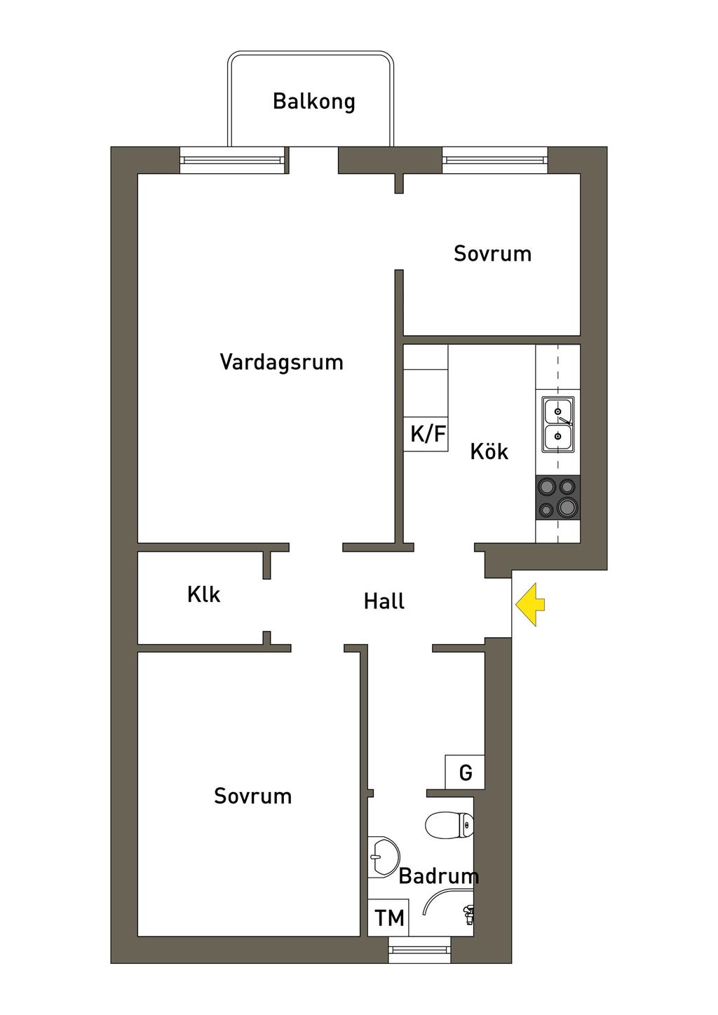 Alternativ planlösning