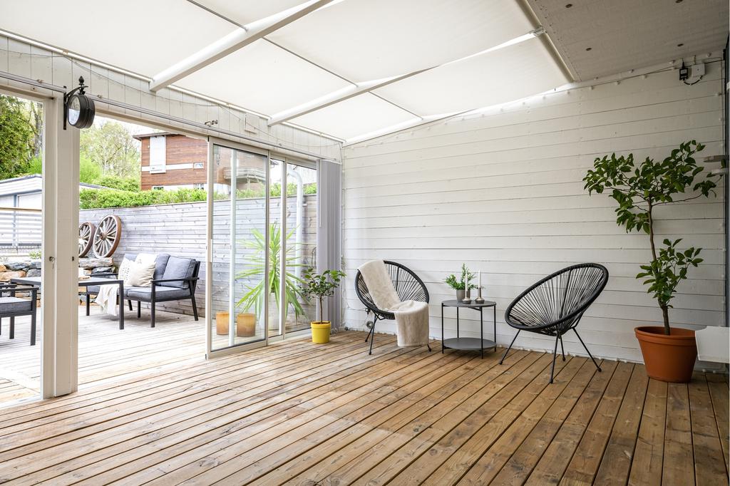 Ytan är helt perfekt för tillställningar, stora som små, med vänner och familj.