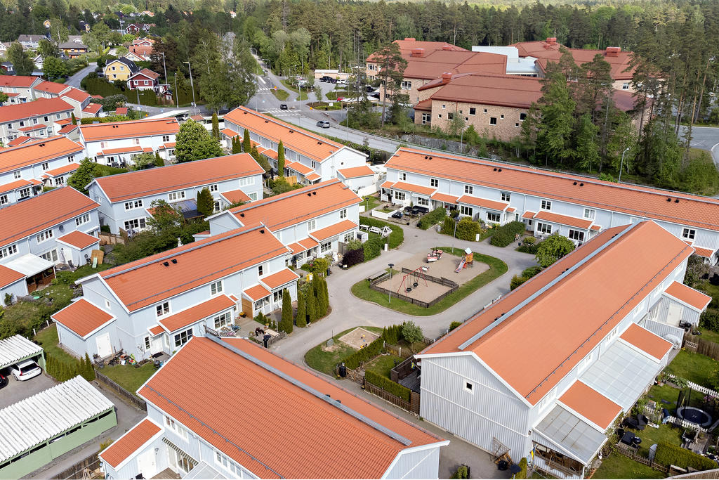 Vy över området