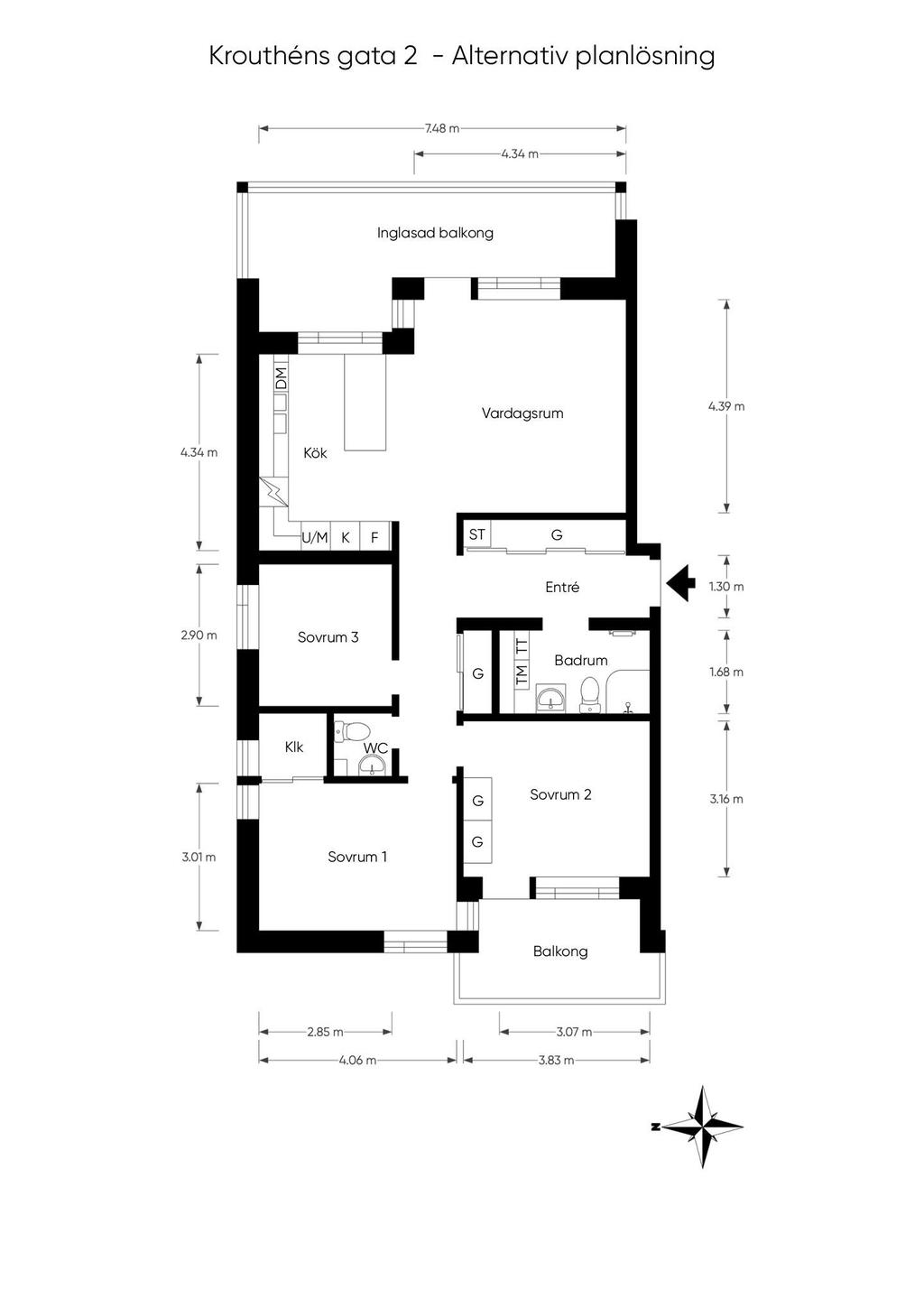 Alternativ planlösning
