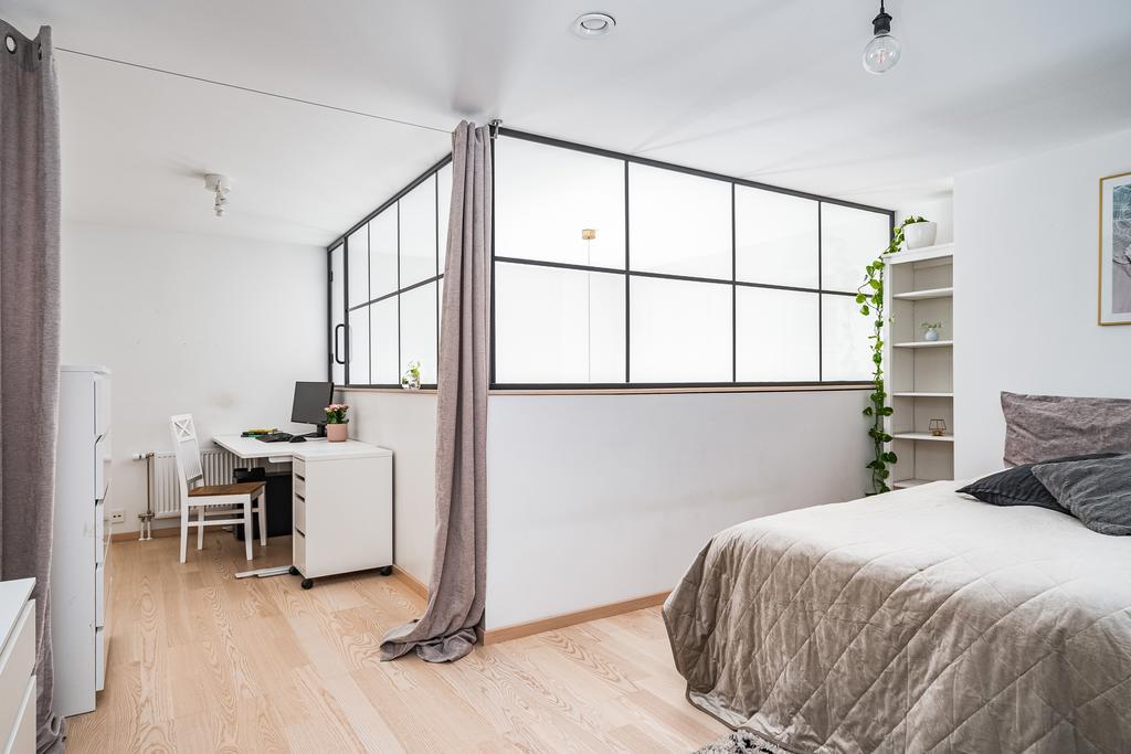 Glasvägg som snygg detalj 