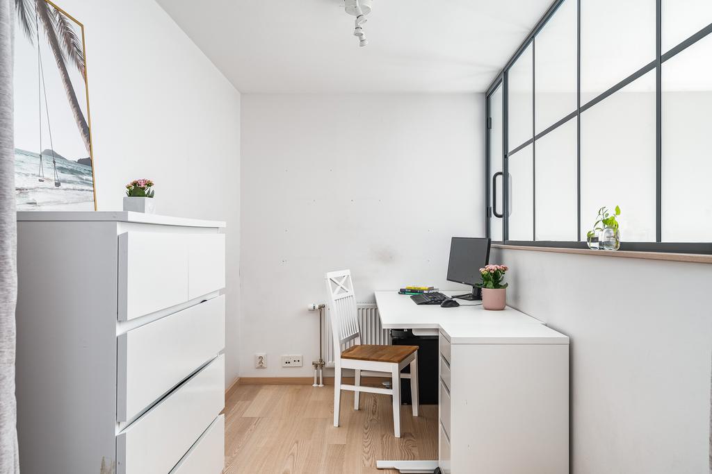 Del av entresolplanet som kan användas som arbetsrum