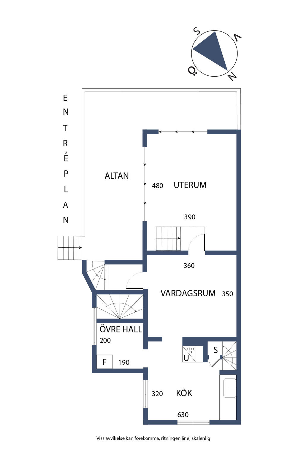 Planlösning entréplan