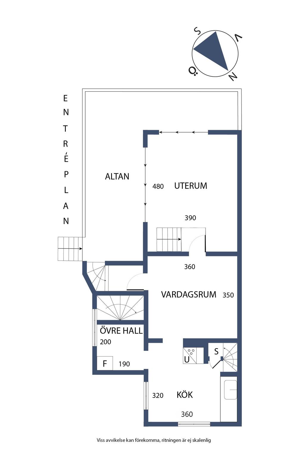 Planlösning entréplan