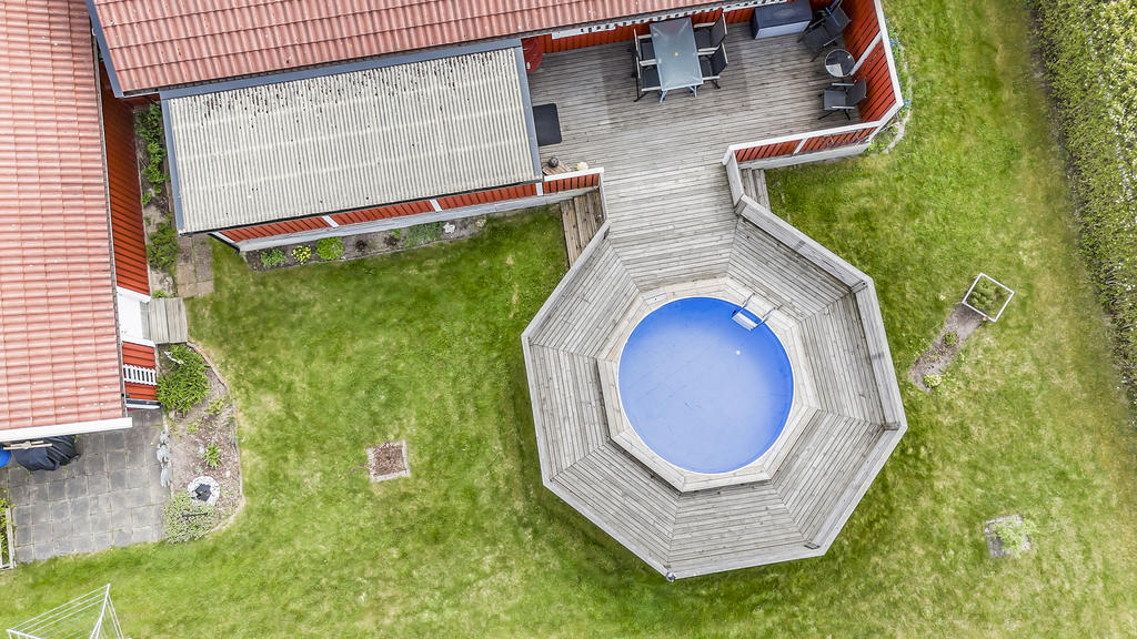 Överblick över baksidan