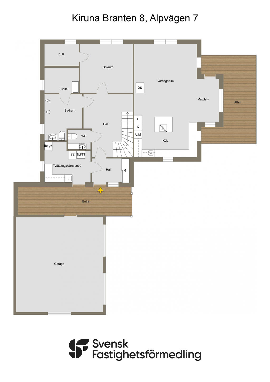 Planritning entréplan