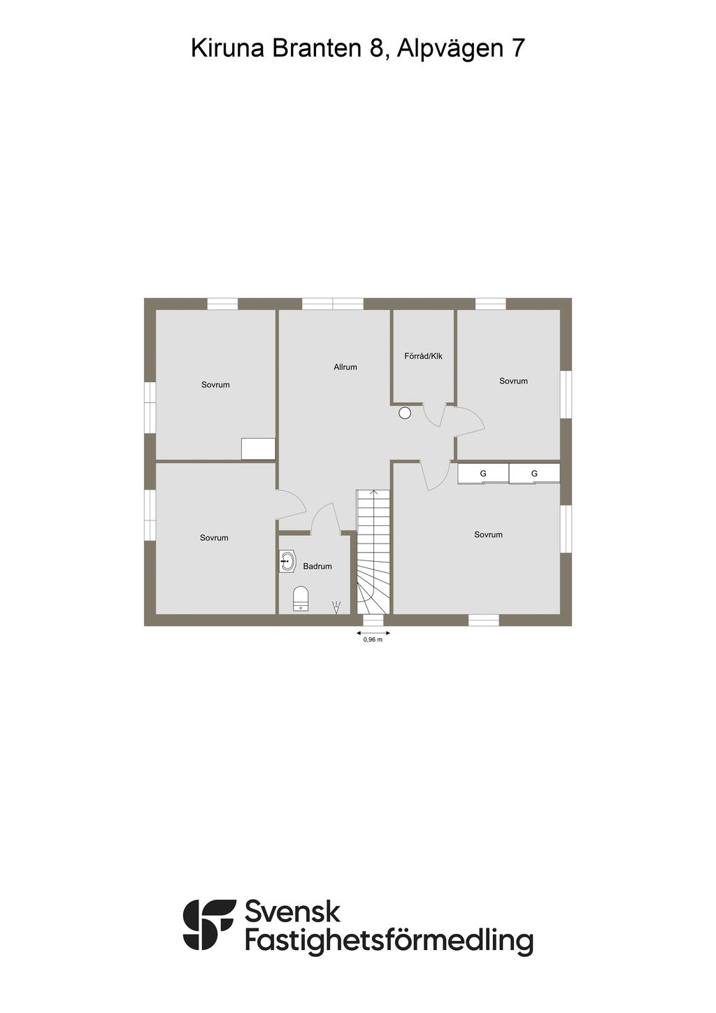 Planritning övre plan