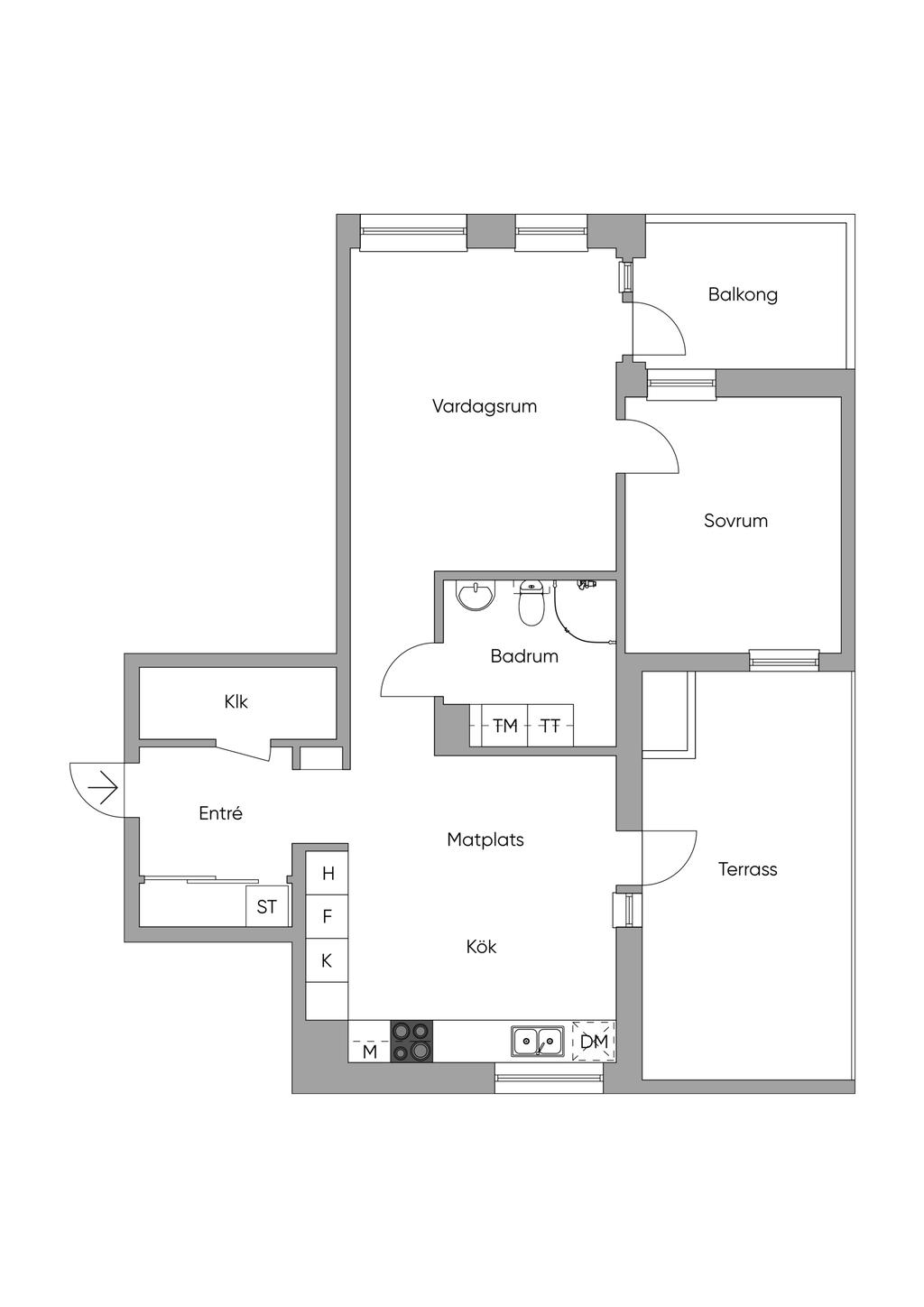 Planlösning 2D
