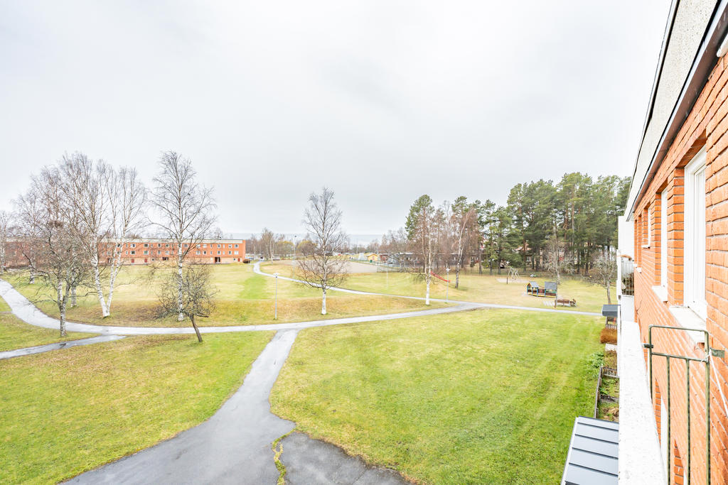Utsikt mot grönområde