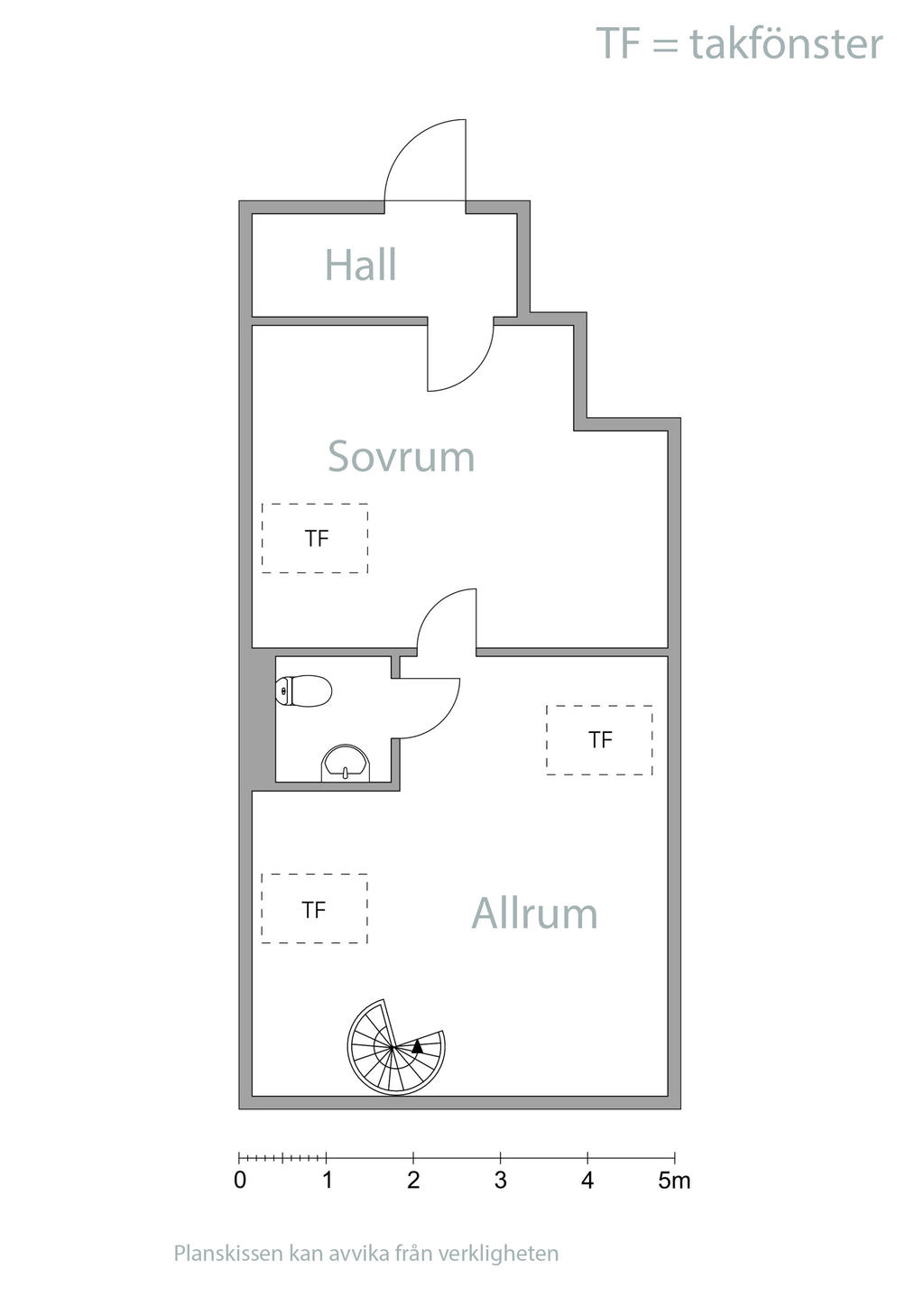 Planskiss etage