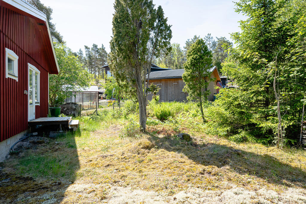 Den övre delen av tomten