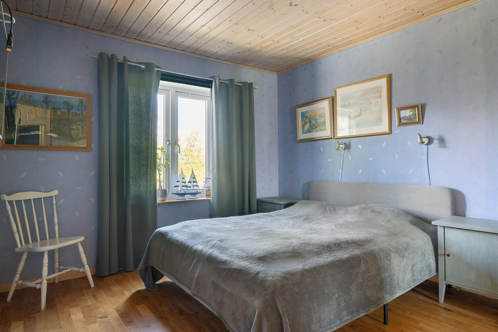 Sovrum i den övre delen av huset