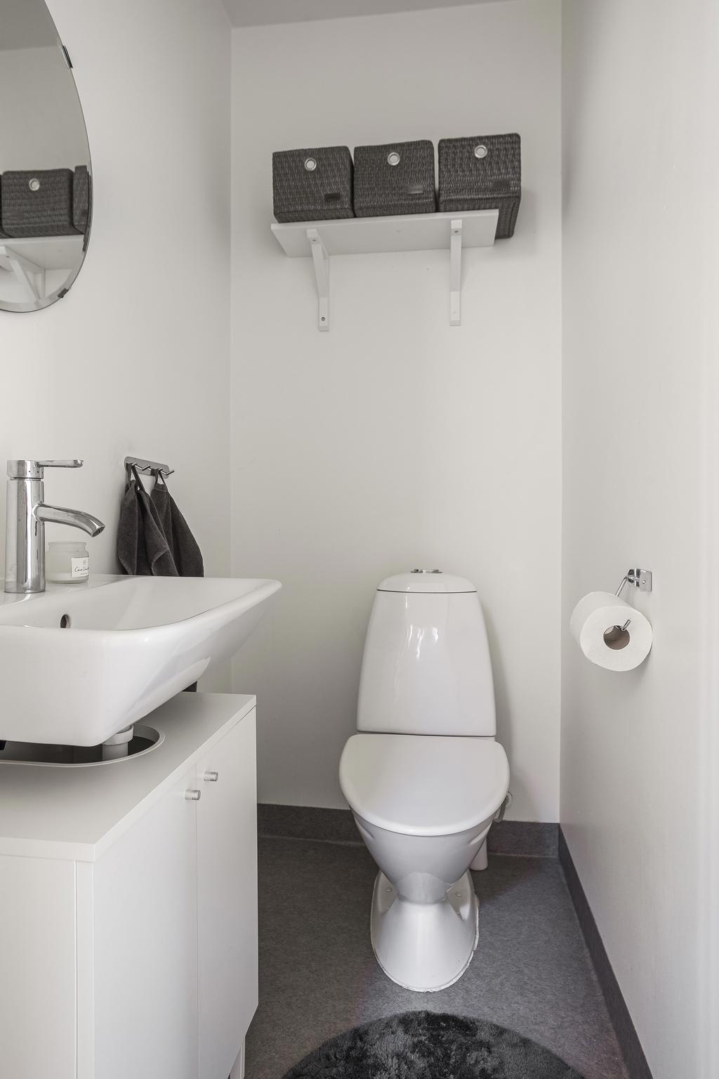Praktisk WC på entréplan
