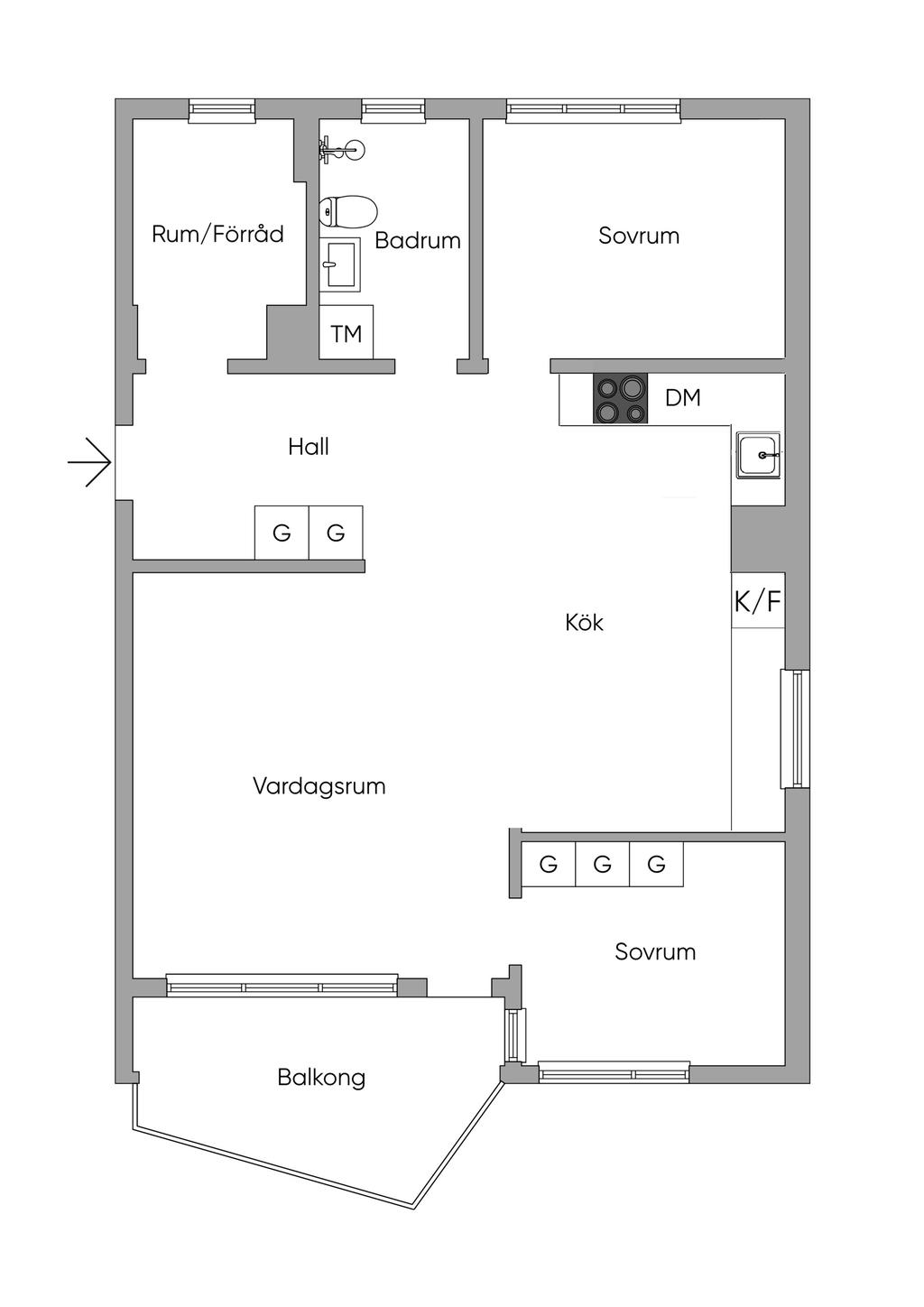 Alternativ planlösning