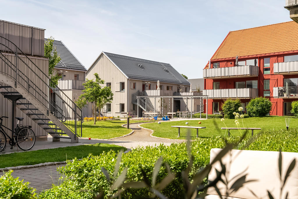 Trivsam innergård