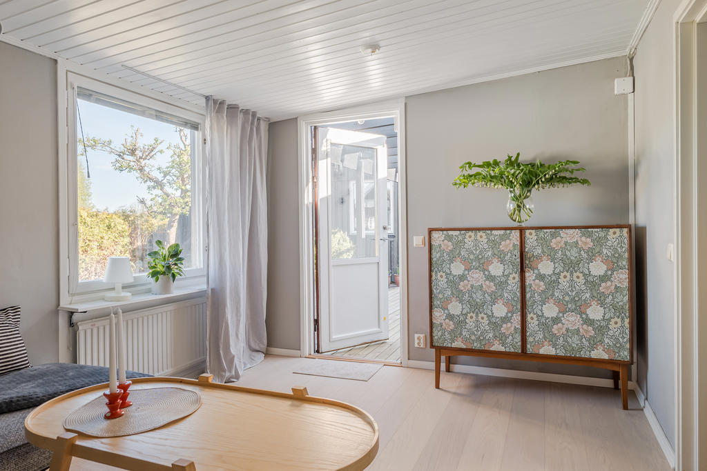 Utgång till altanen