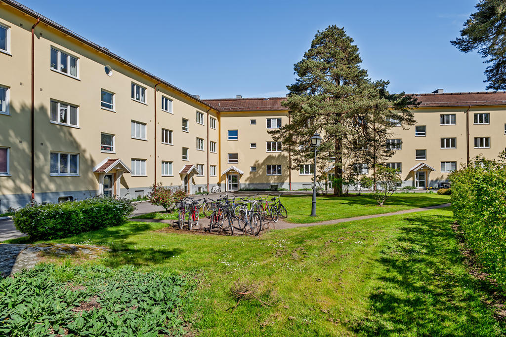 Föreningens trevliga innergård