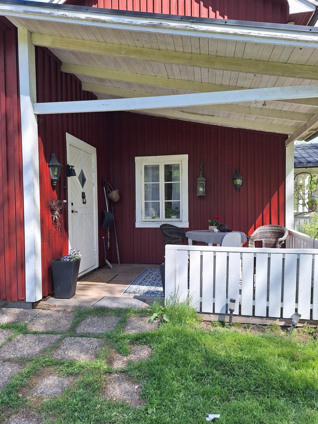 Uteplats vid groventré