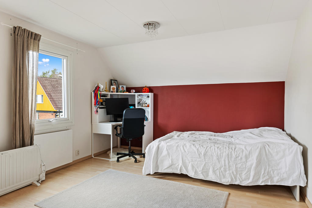 Sovrum på övre plan