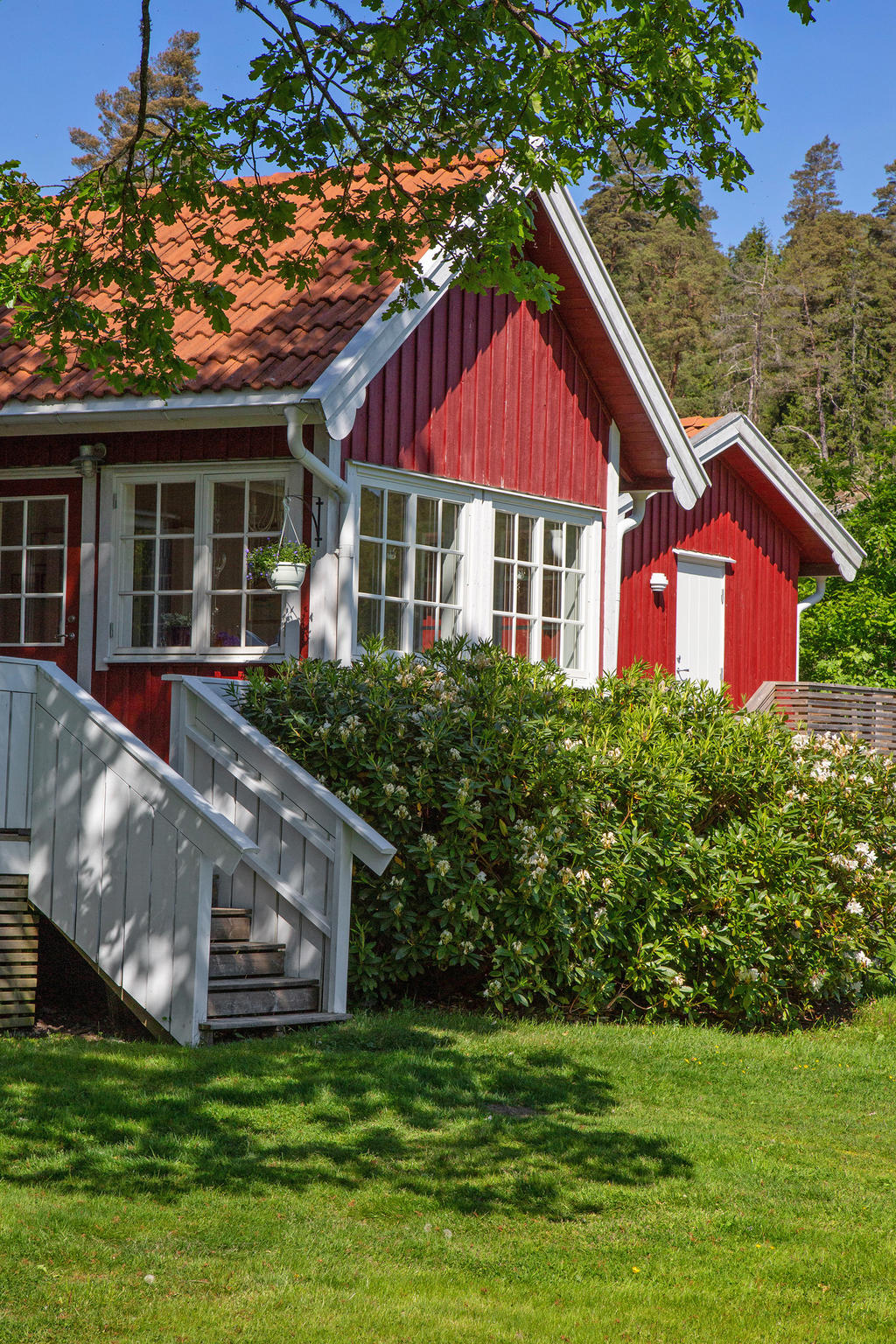Access till altanen på framsidan