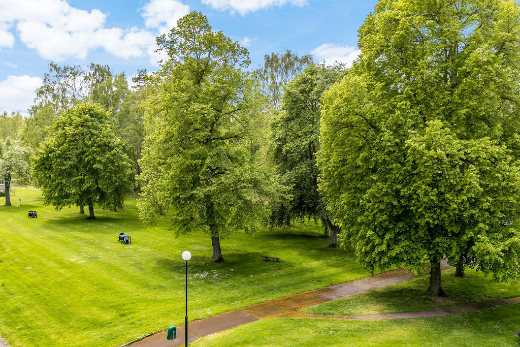 Utblick från balkong