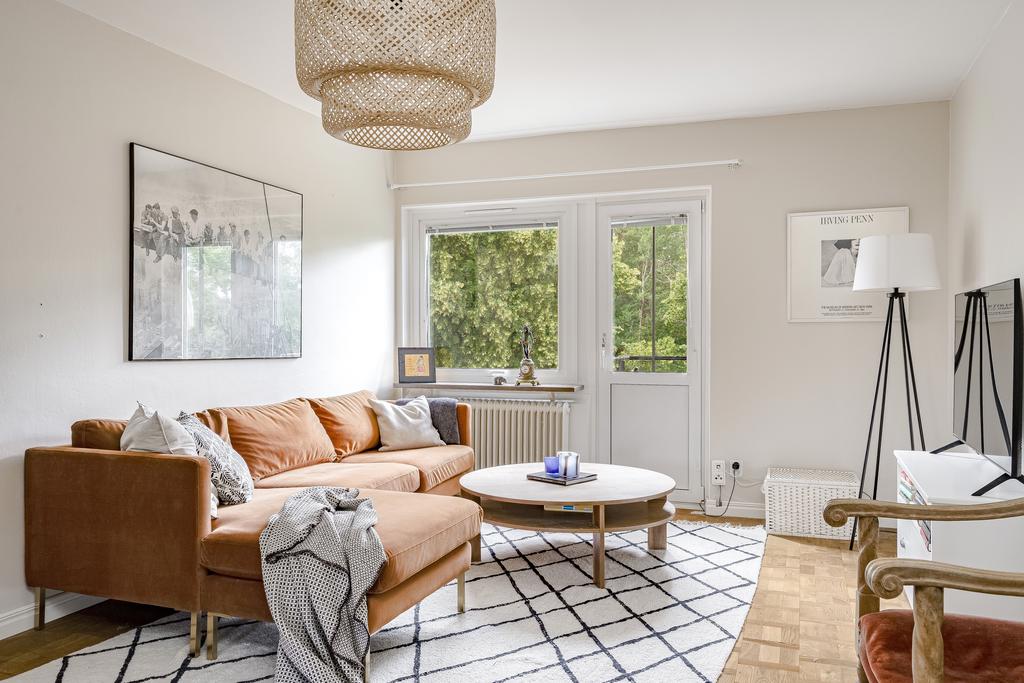 Plats för stor soffa