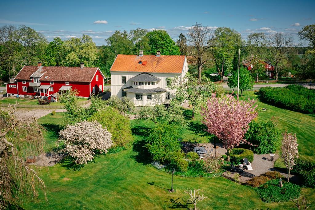 Trädgården baksidan