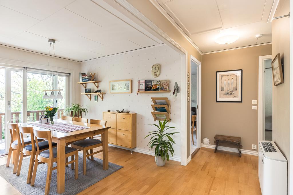 Öppen planlösning kök och hall