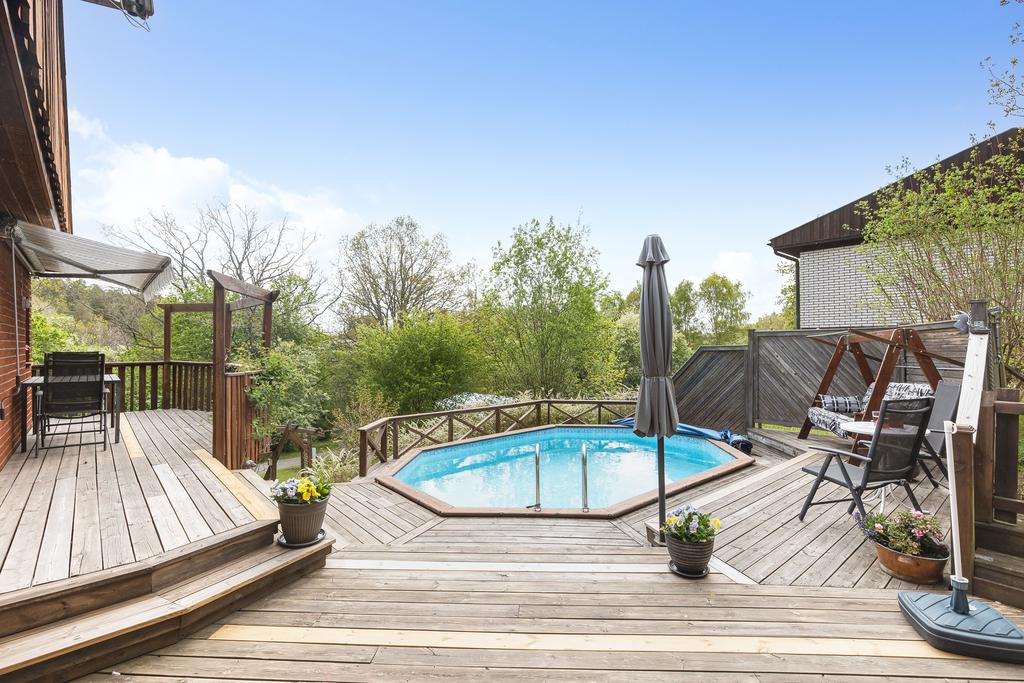 Pool i skyddat söderläge
