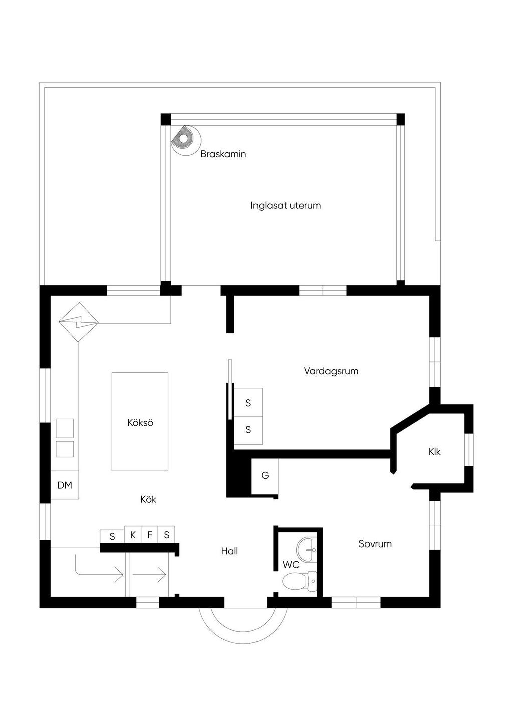 Planlösning entréplan