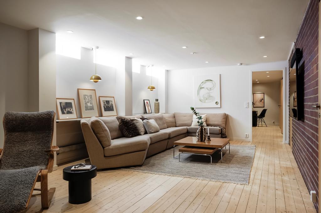 Här har man mysiga tv-kvällar med familjen